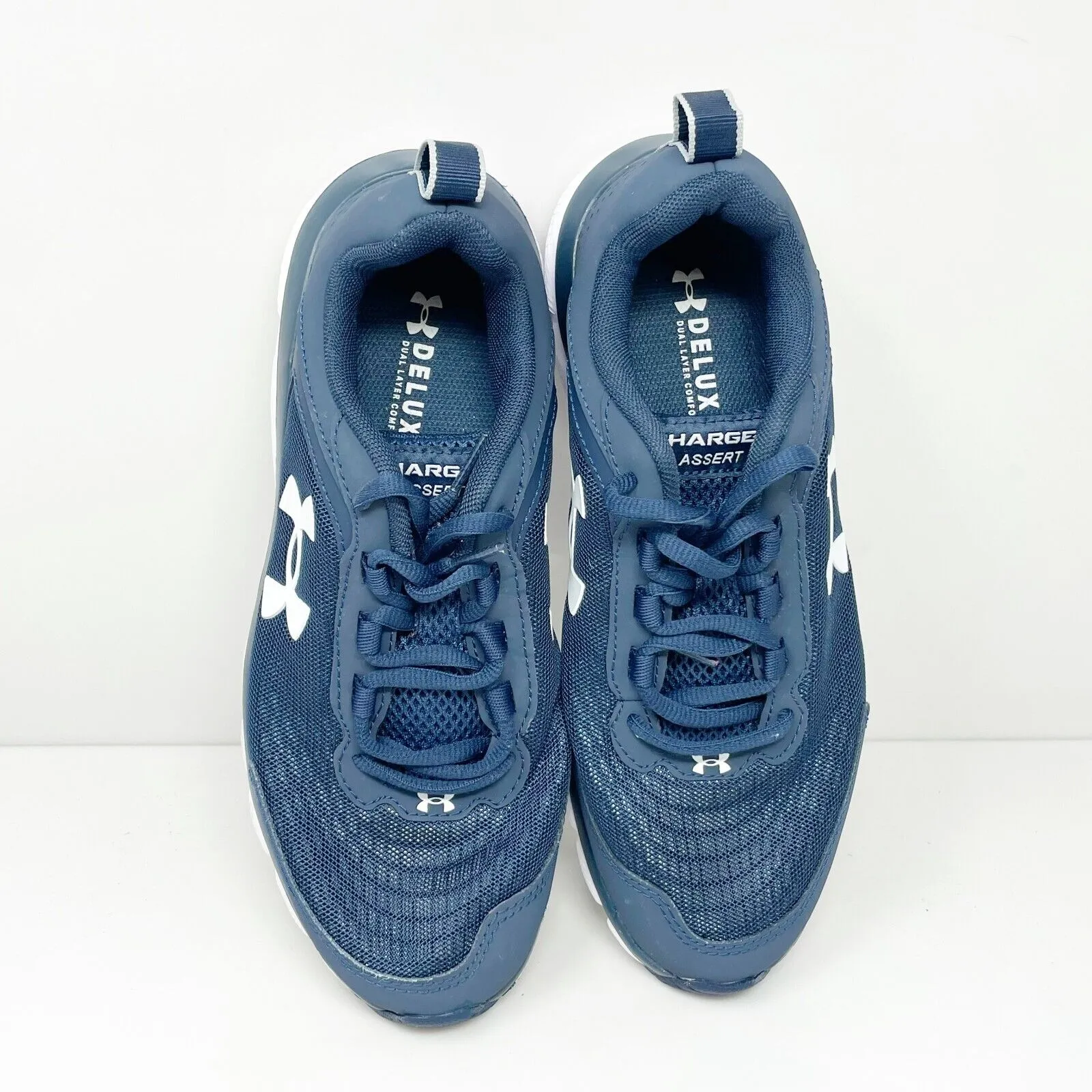 Under Armour Mens Charged Assert 9 3024590-400 Blue Running Shoes Sneakers 7.5