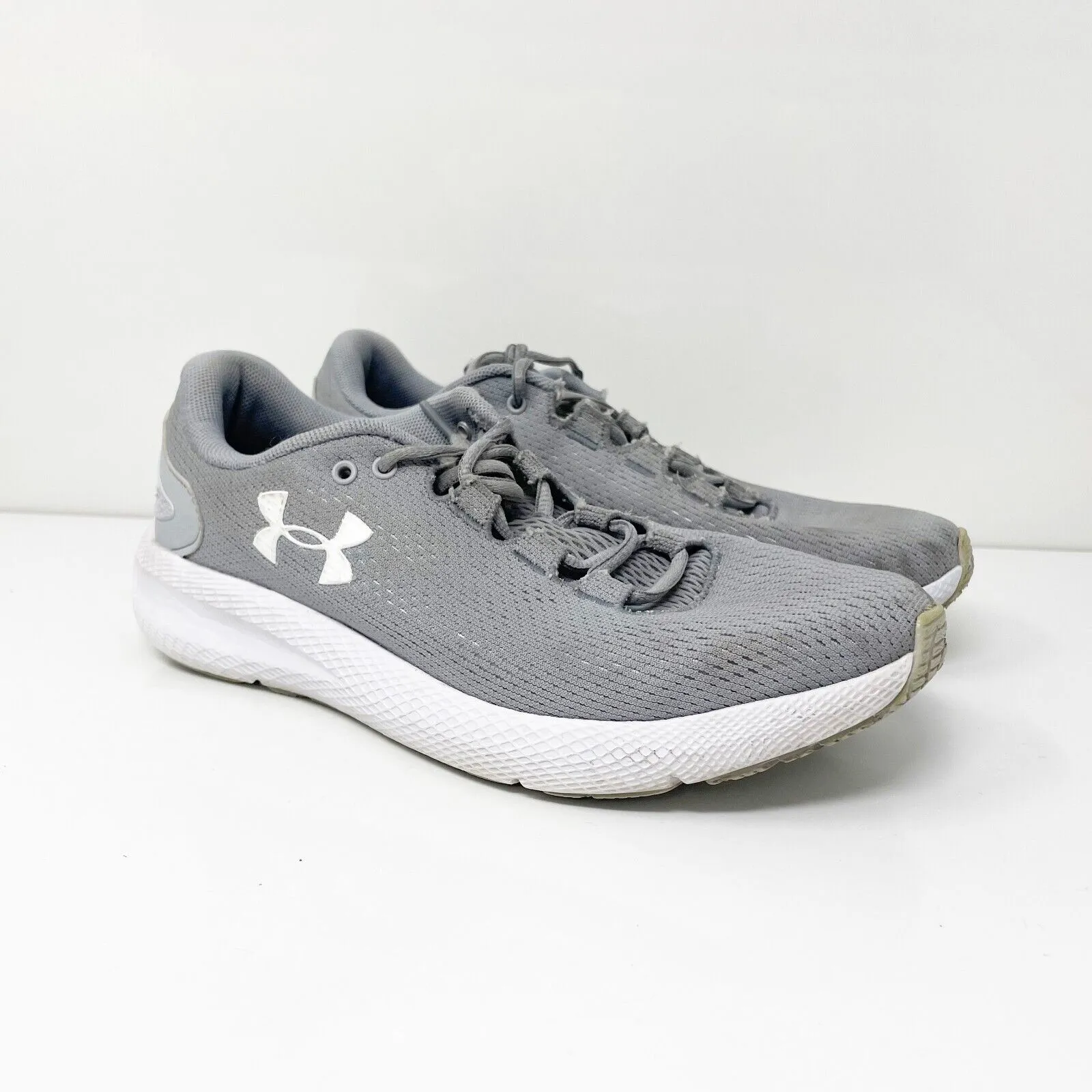 Under Armour Womens Charged Pursuit 2 3022604-101 Gray Running Shoes Sneakers 8