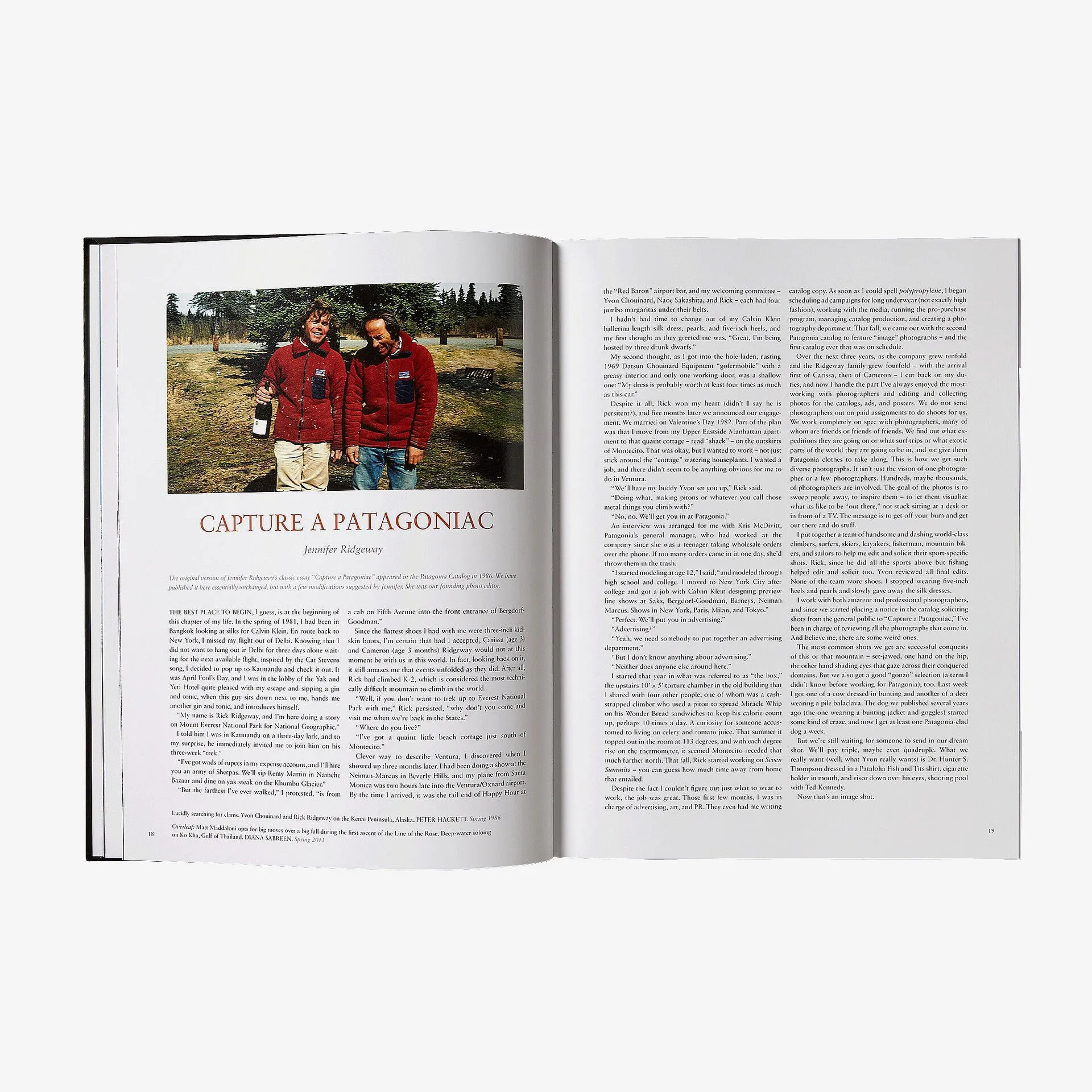 Unexpected: 30 Years of Patagonia Catalog Photography - Patagonia Books