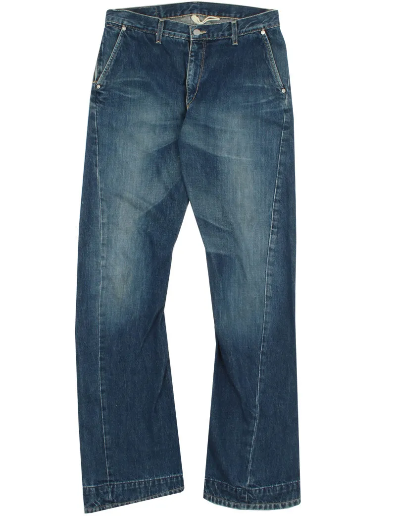 Uniform Reworks Levi Loose Blue Jeans 34X34
