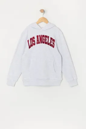 Urban Kids Boys Los Angeles Embroidered Fleece Hoodie