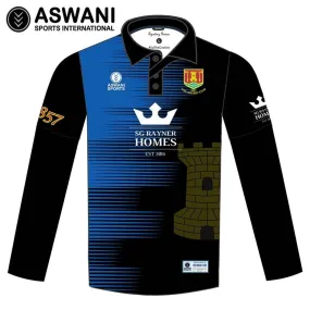 Usk Cricket Club Mens Match Shirt, Long Sleeve, Adult
