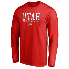 Utah Utes Red True Sport Soccer Long Sleeve T-Shirt