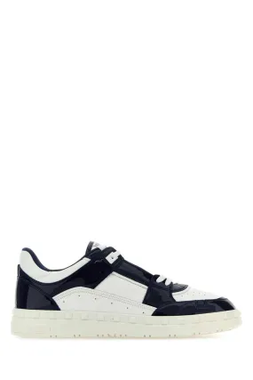 Valentino Garavani Two Tone Leather Freedots Sneakers