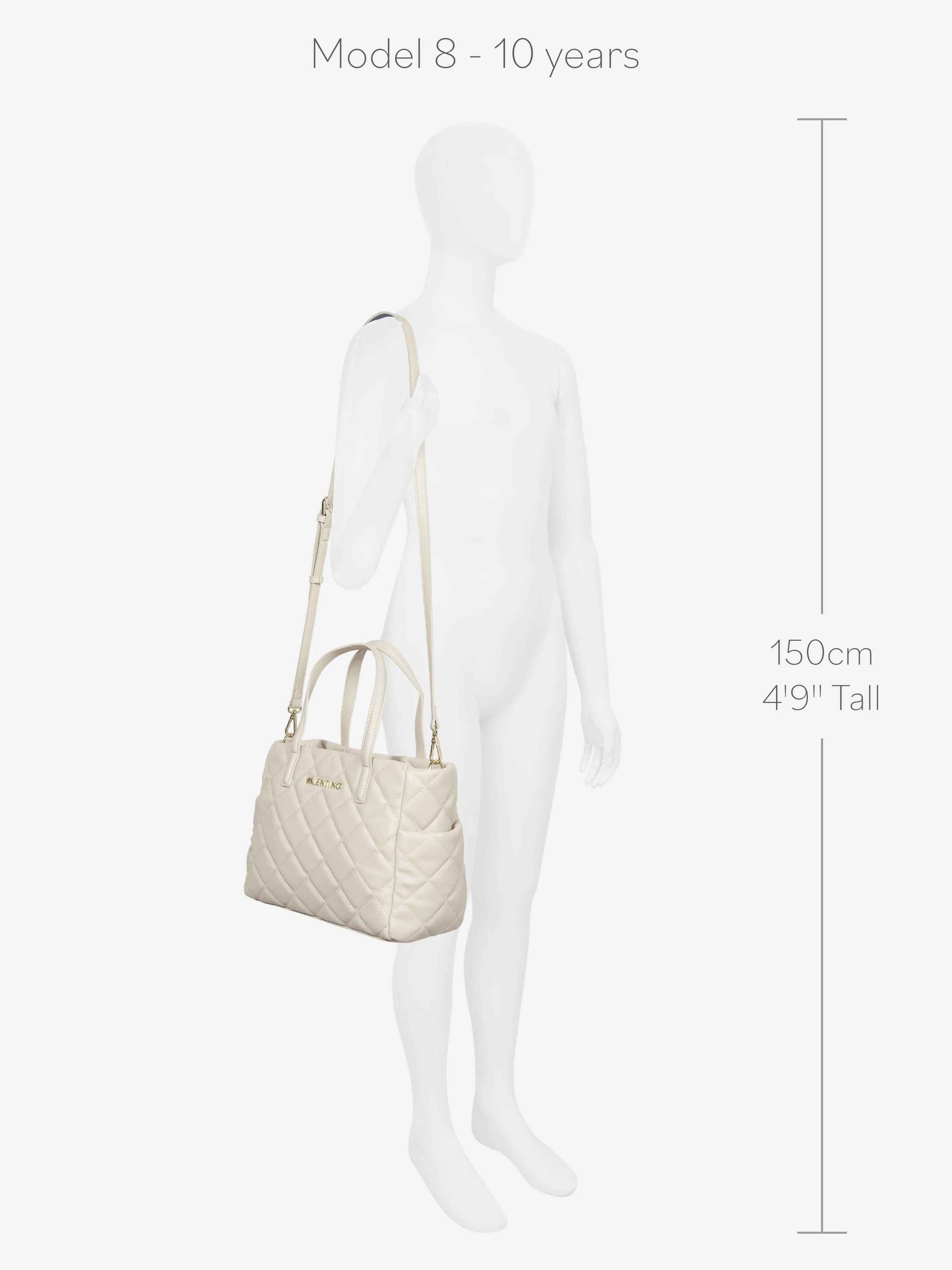 Valentino Girls Ocarina Tote Bag in Cream