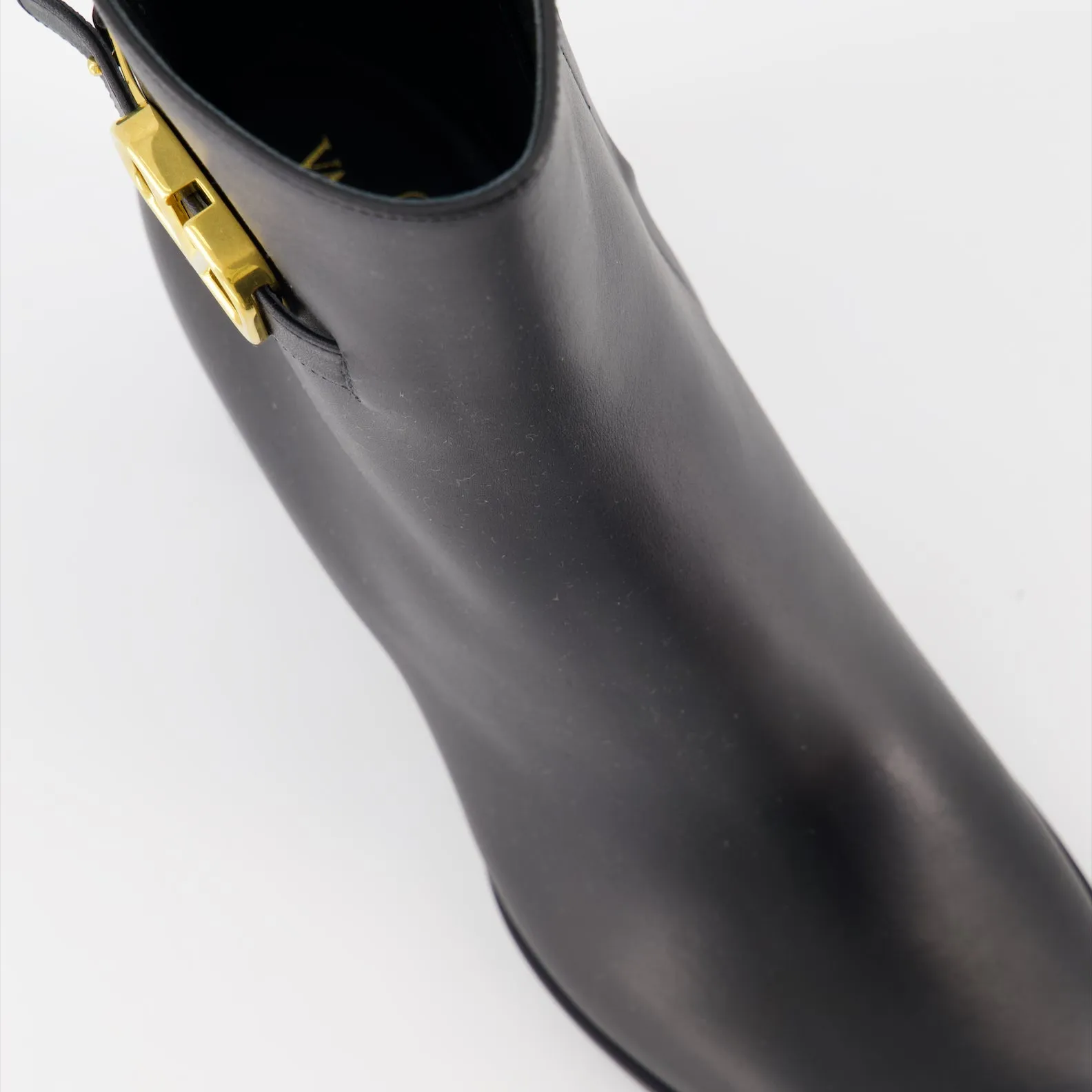 Valetino Garavani VLogo Leather Ankle Boots