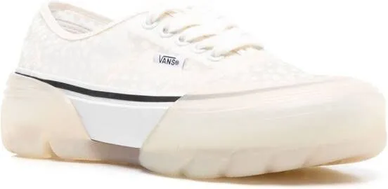 Vans chunky logo-patch lace-up sneakers White