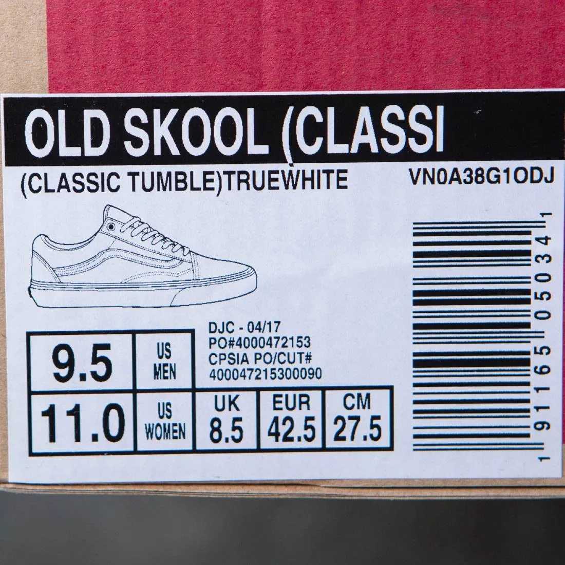 Vans Men Old Skool (white / classic tumble)