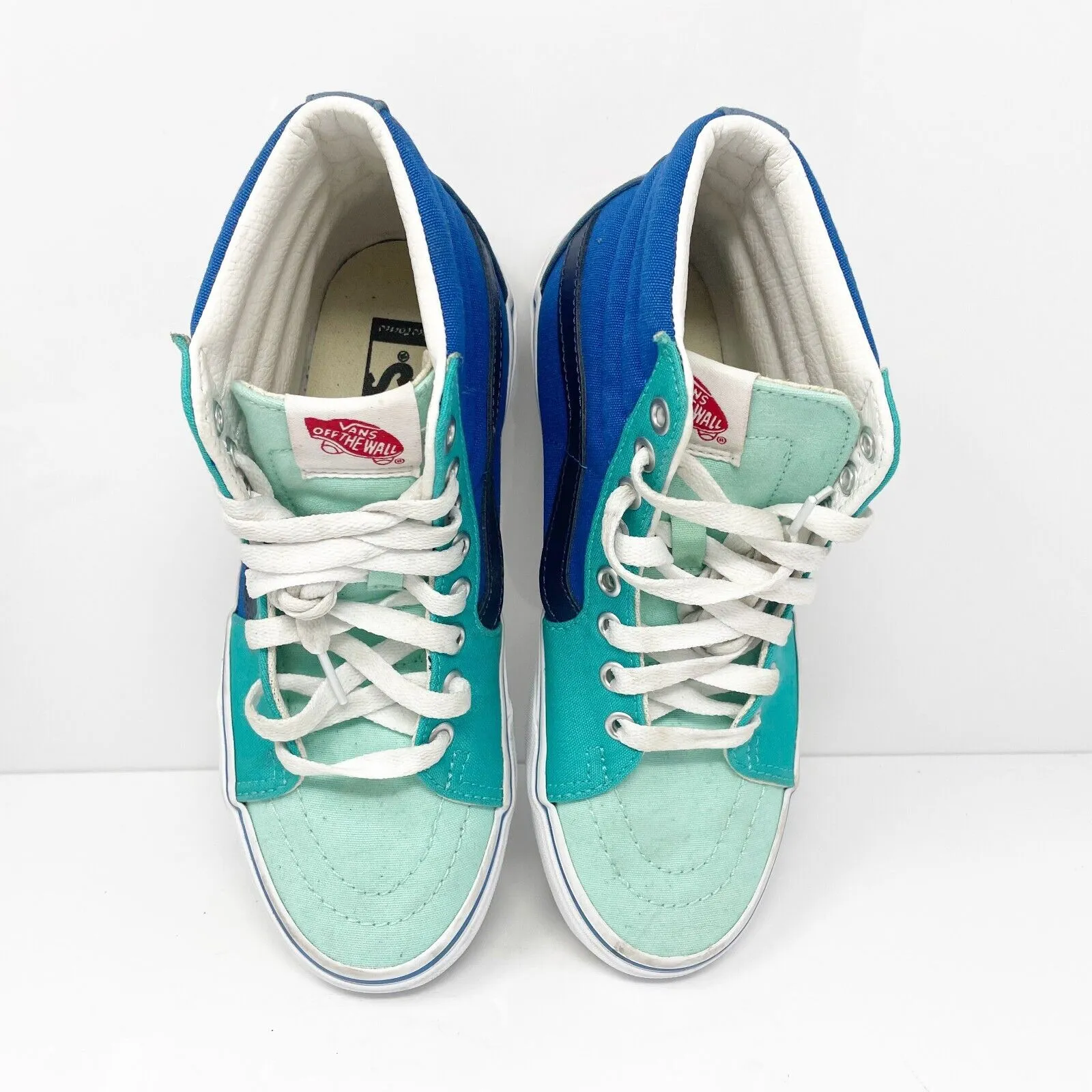 Vans Unisex Sk8 Hi 721454 Blue Casual Shoes Sneakers Size M 5.5 W 7