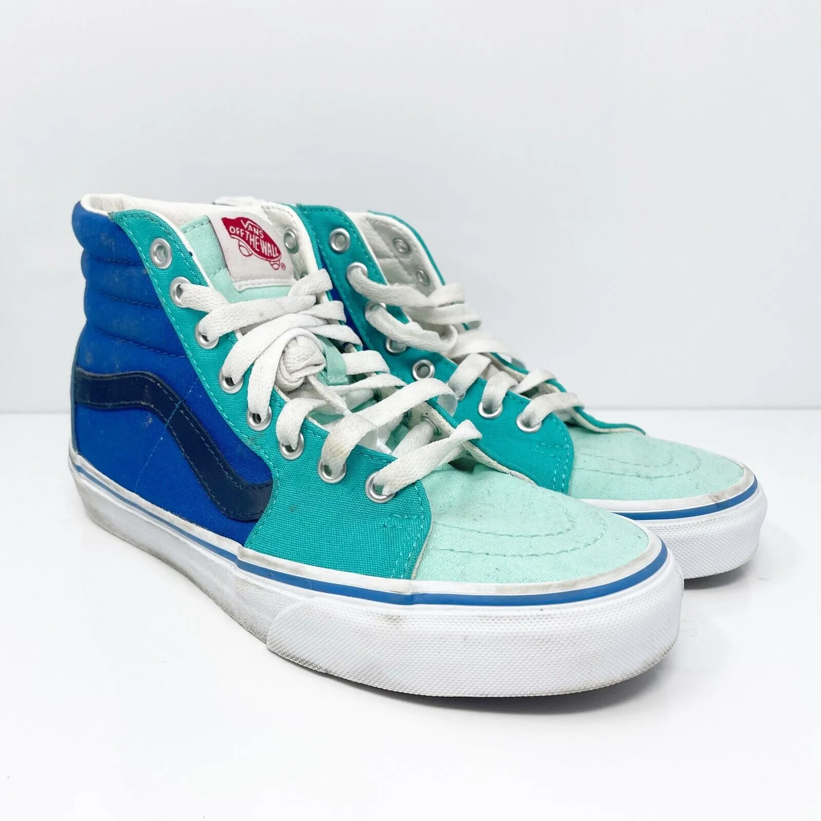 Vans Unisex Sk8 Hi 721454 Blue Casual Shoes Sneakers Size M 5.5 W 7