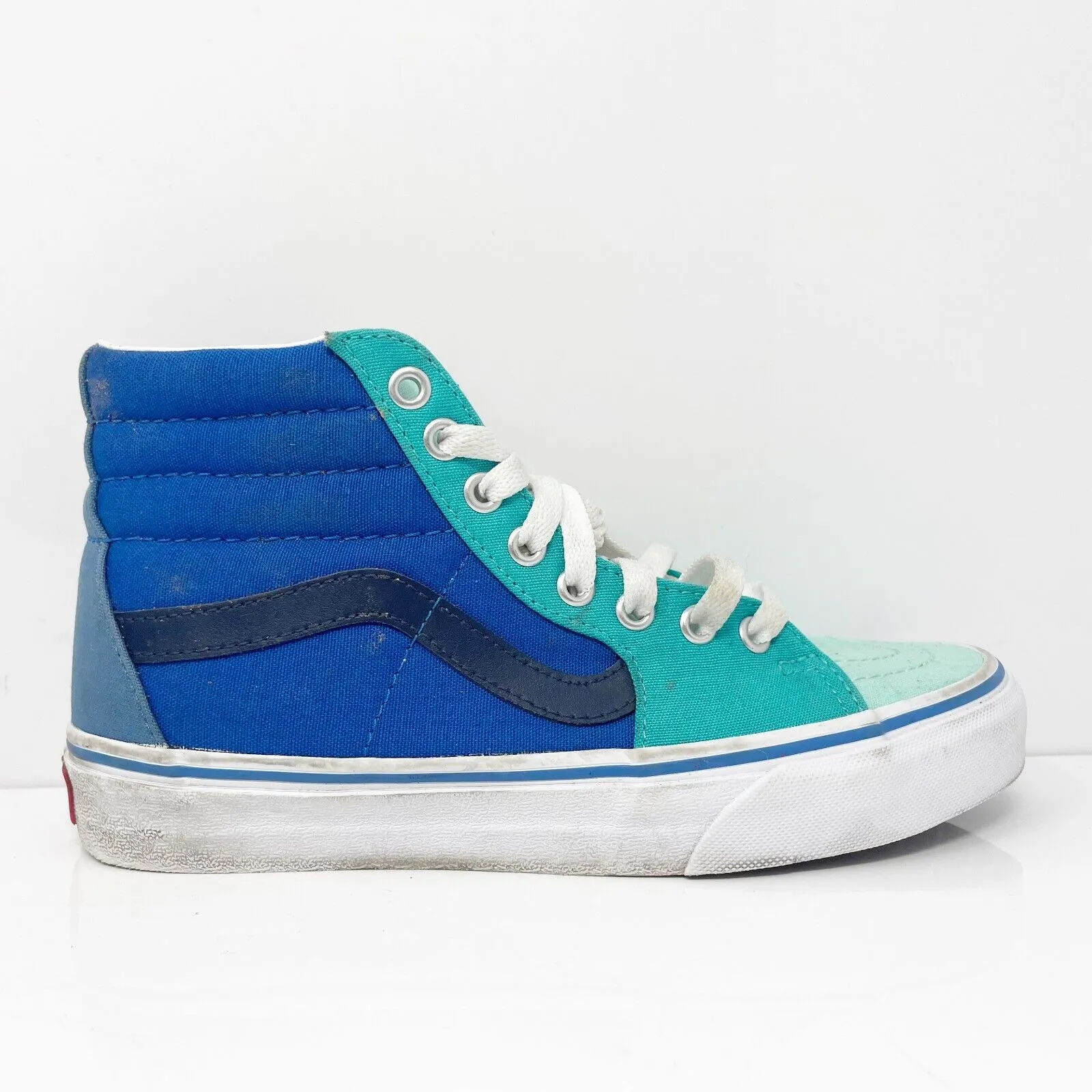 Vans Unisex Sk8 Hi 721454 Blue Casual Shoes Sneakers Size M 5.5 W 7