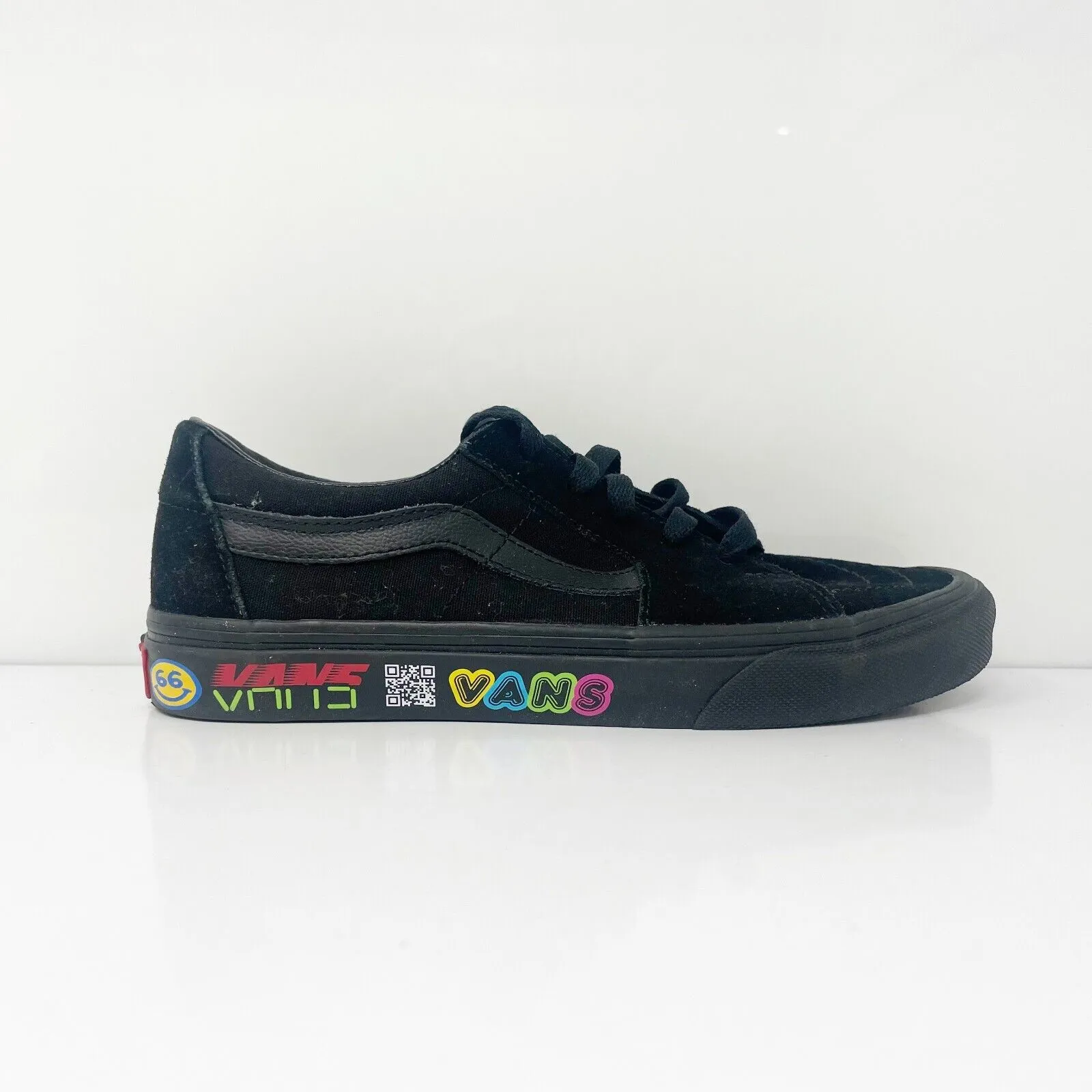 Vans Unisex Sk8 Low 508357 Black Casual Shoes Sneakers Size M 5.5 W 7