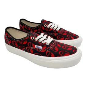 Vans x Mooneyes Black & Red Canvas Trainers