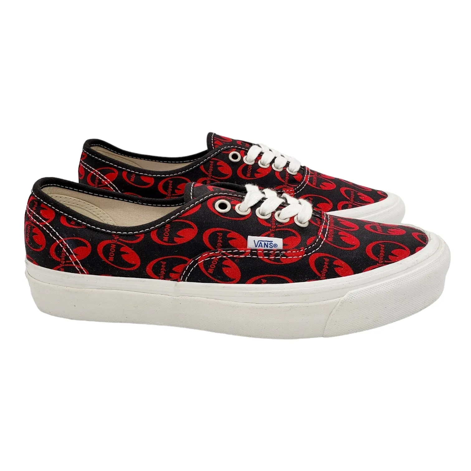 Vans x Mooneyes Black & Red Canvas Trainers