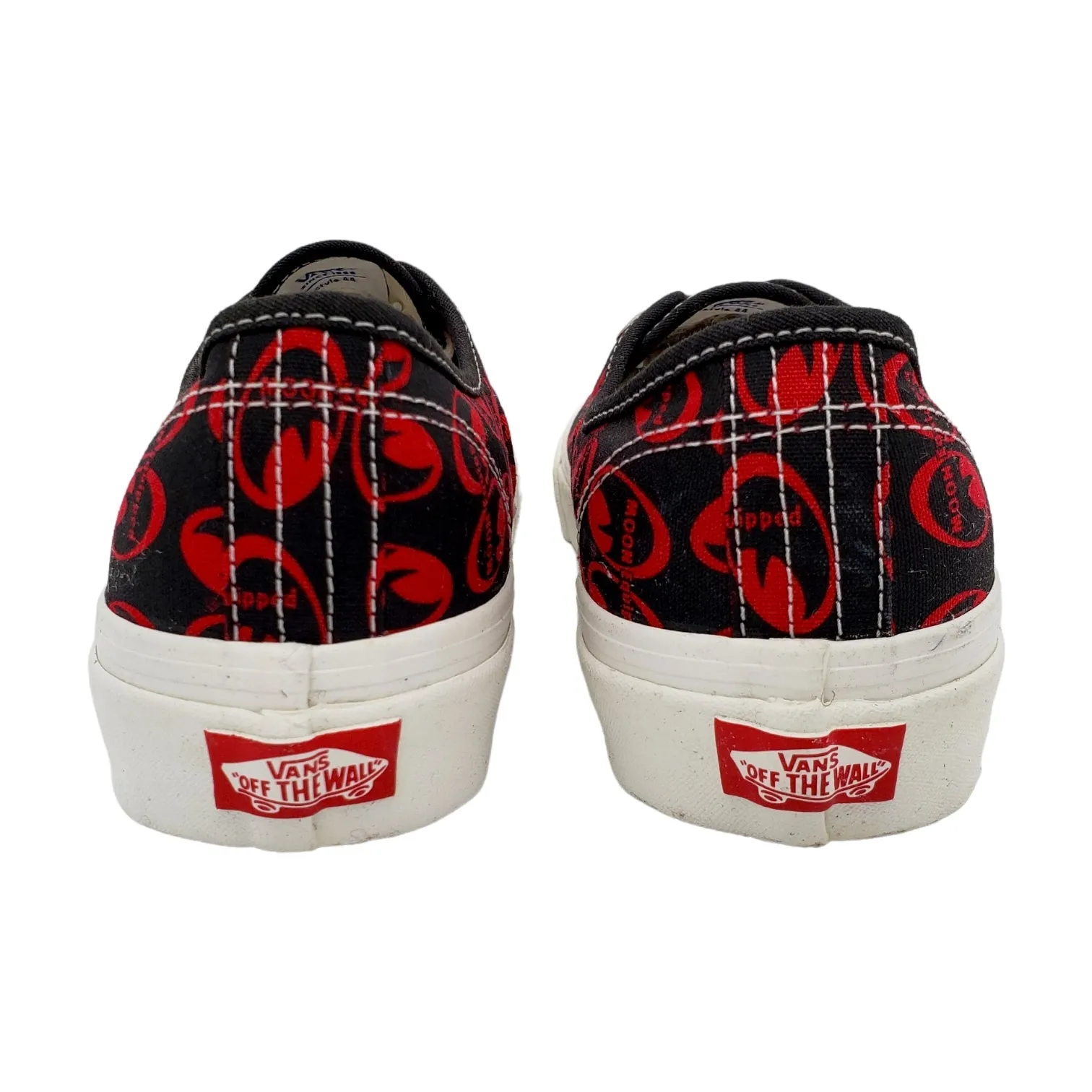 Vans x Mooneyes Black & Red Canvas Trainers