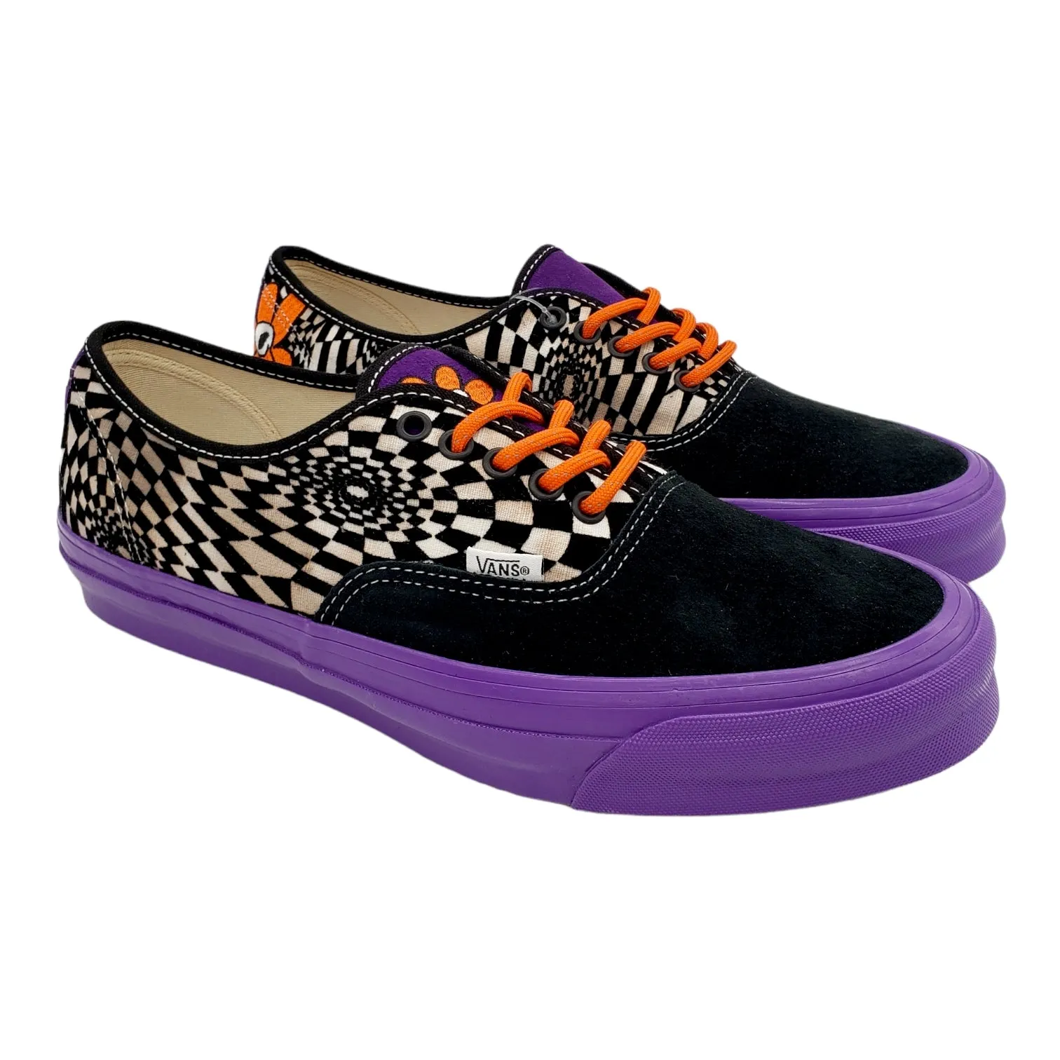 Vans x PAM Black and Purple Suede Trainers