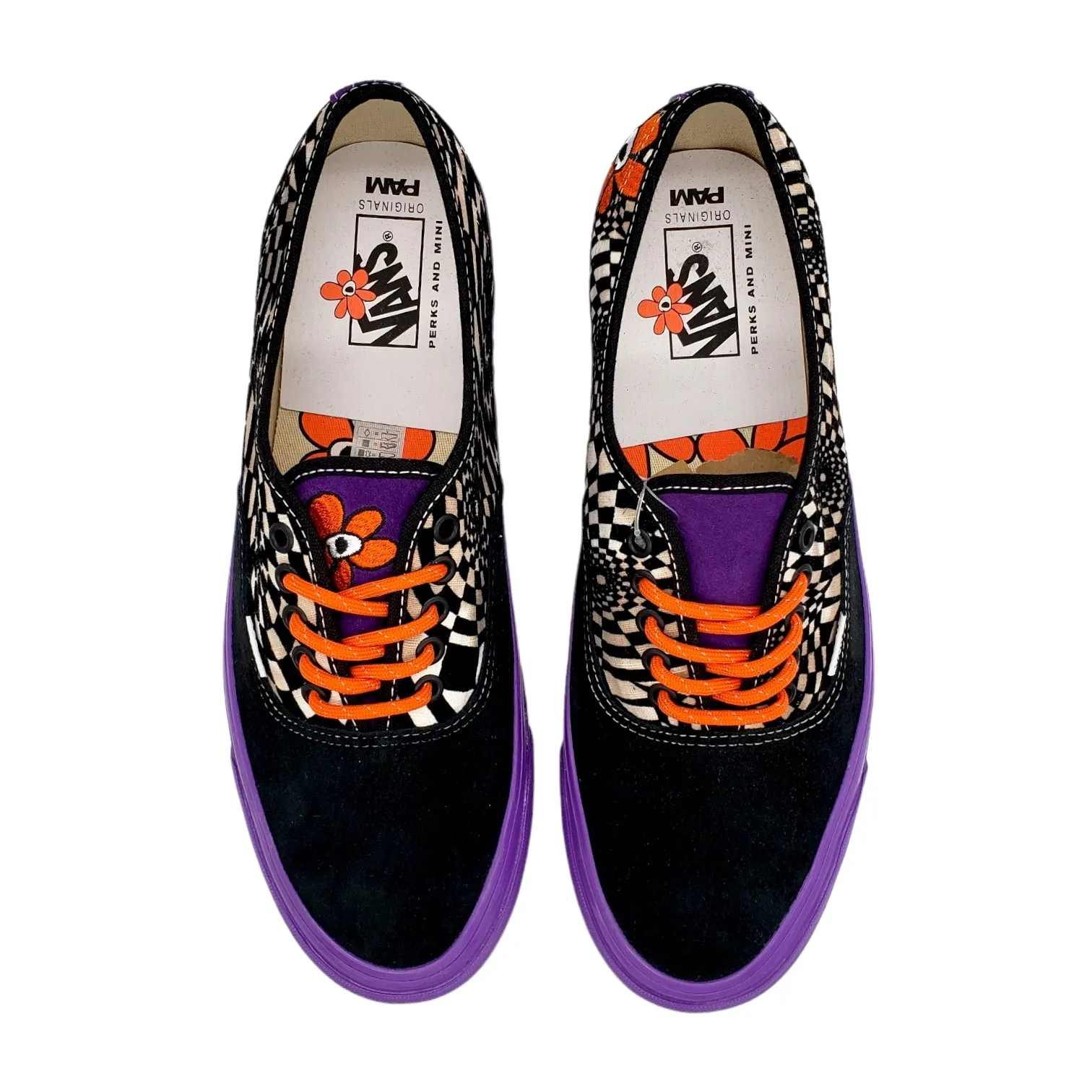 Vans x PAM Black and Purple Suede Trainers