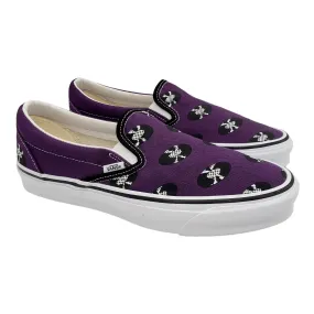 Vans x Wacko Maria Purple Slip On Canvas Trainers