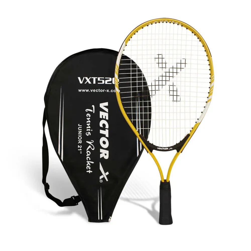 VECTOR X Pro VXT 520 Strung Tennis Racquet (Yellow/Black)