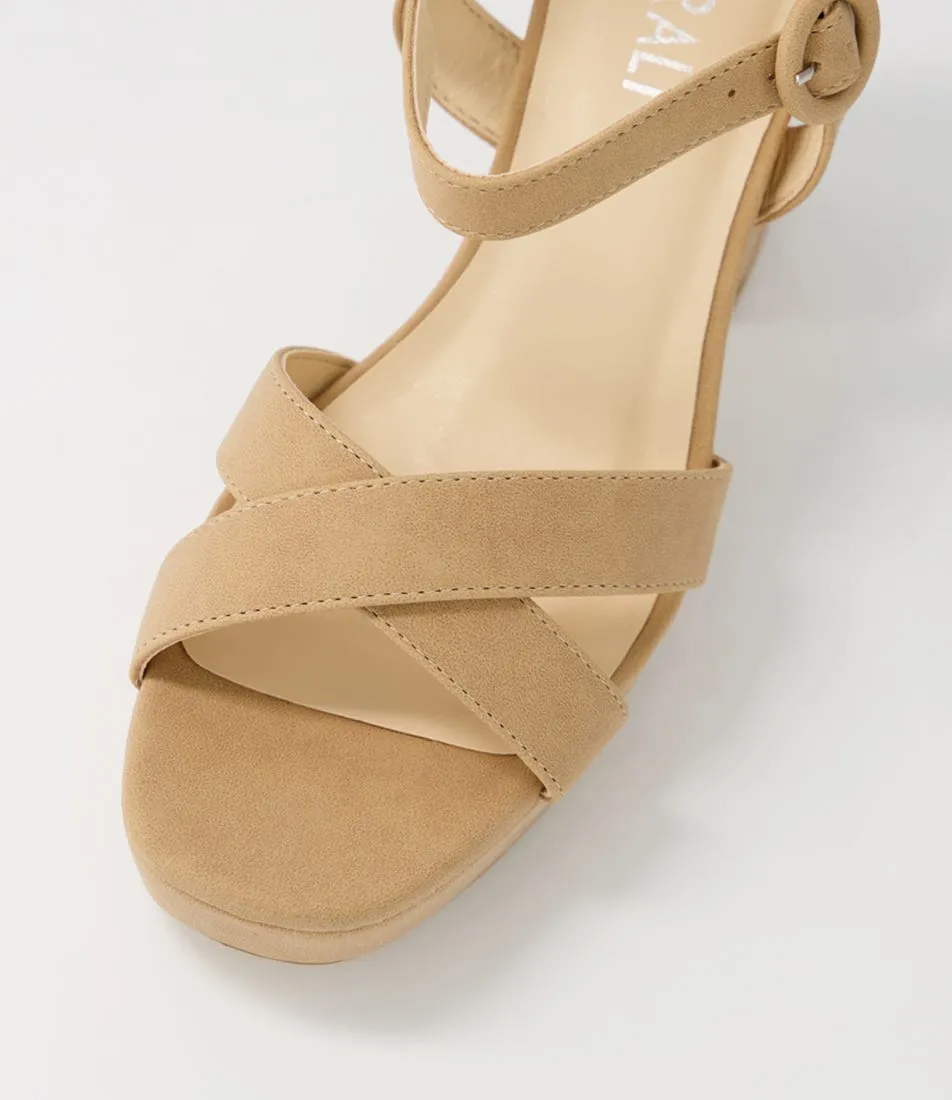 VERALI Heppell Beige Nubuck Pu Sandals