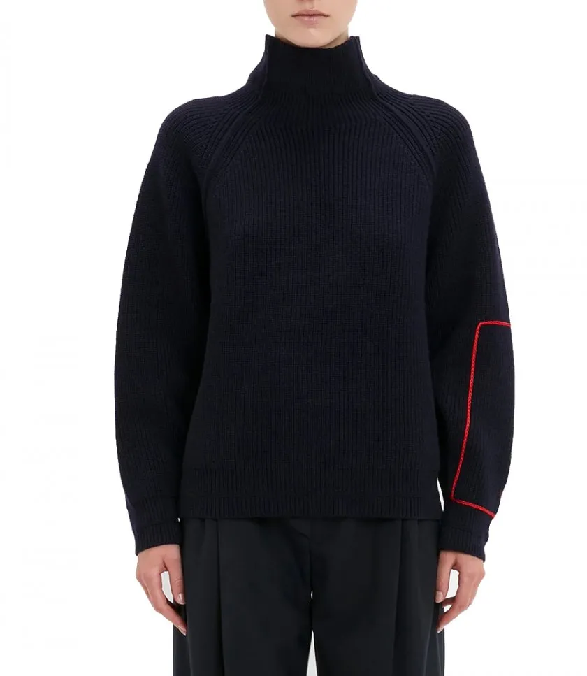 VICTORIA BECKHAMOVERSIZED POLO NECK JUMPER