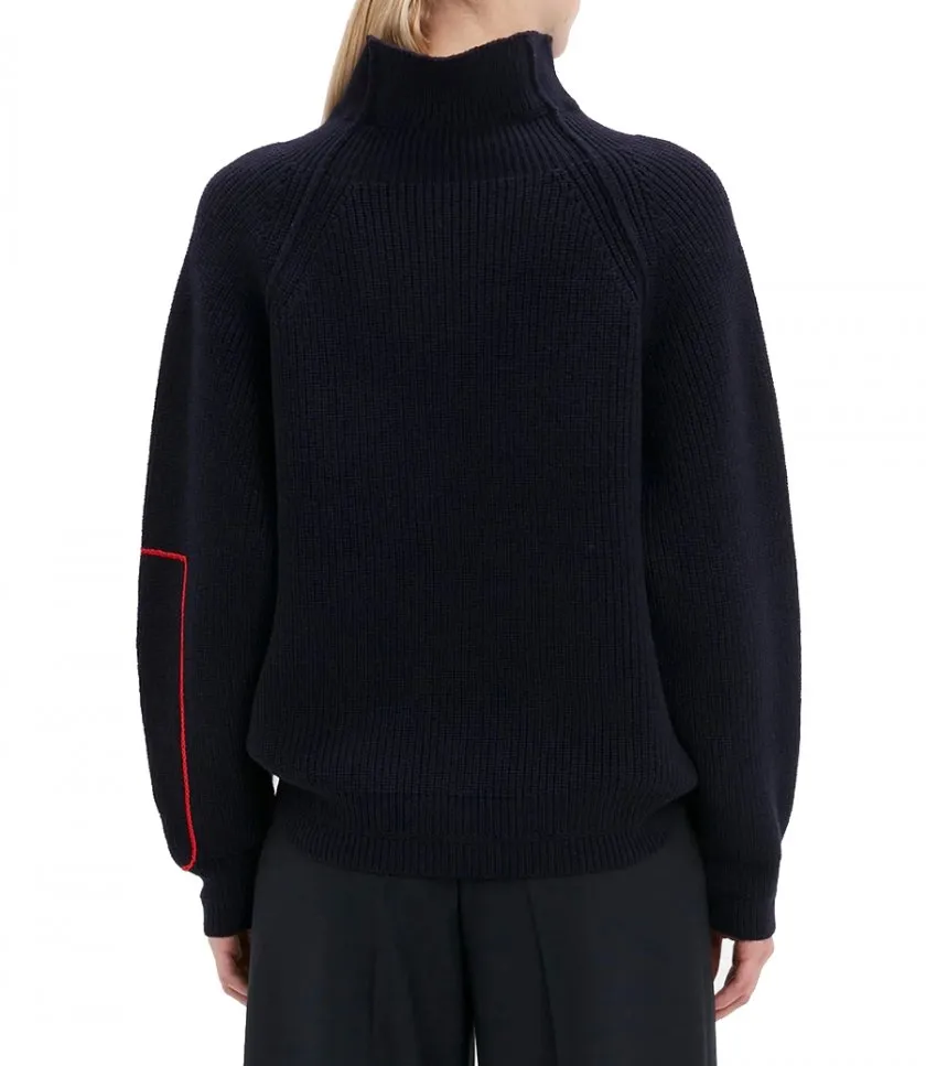 VICTORIA BECKHAMOVERSIZED POLO NECK JUMPER