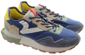 VICTORIA Mens Wing Lace Trainers In Blue