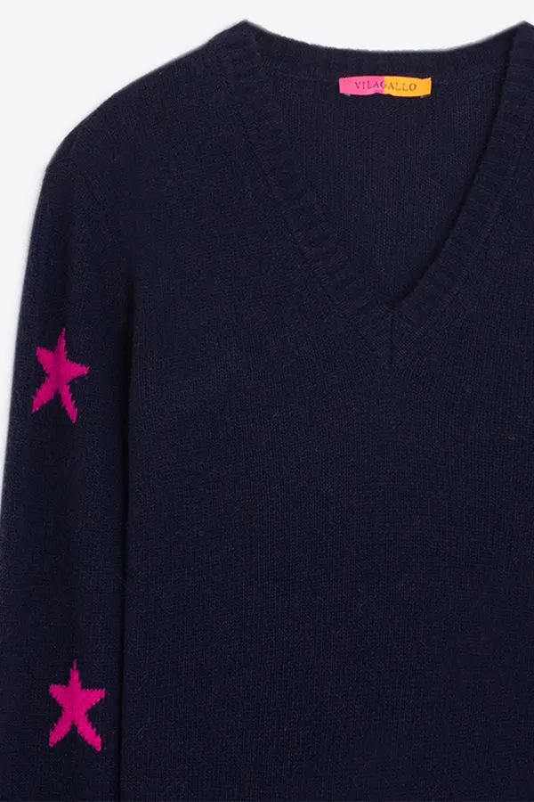 Vilagallo JERSEY INTARSIA ESTRELLAS KNITWEAR JUMPER