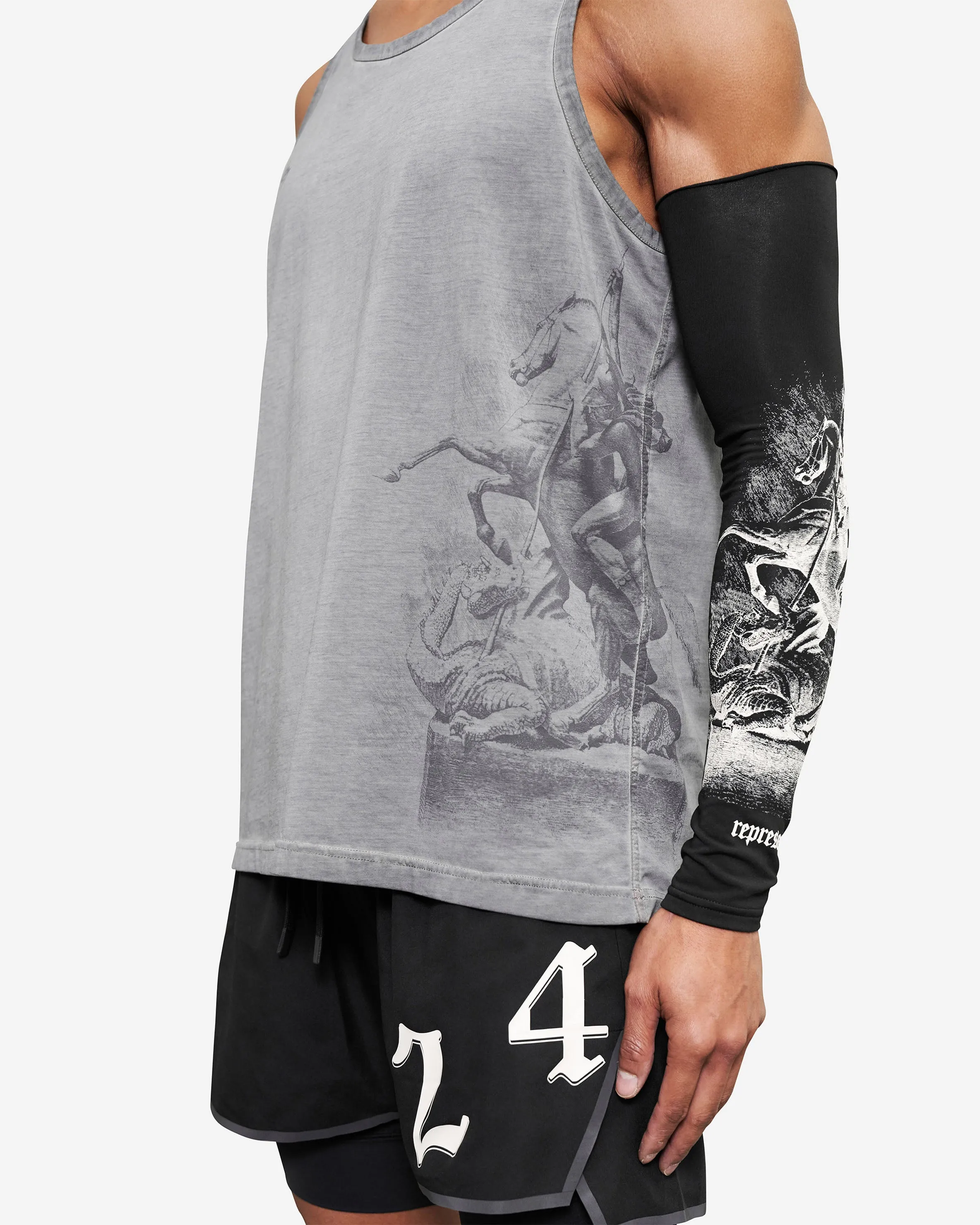 Vintage 247 Run Vest - Smoke