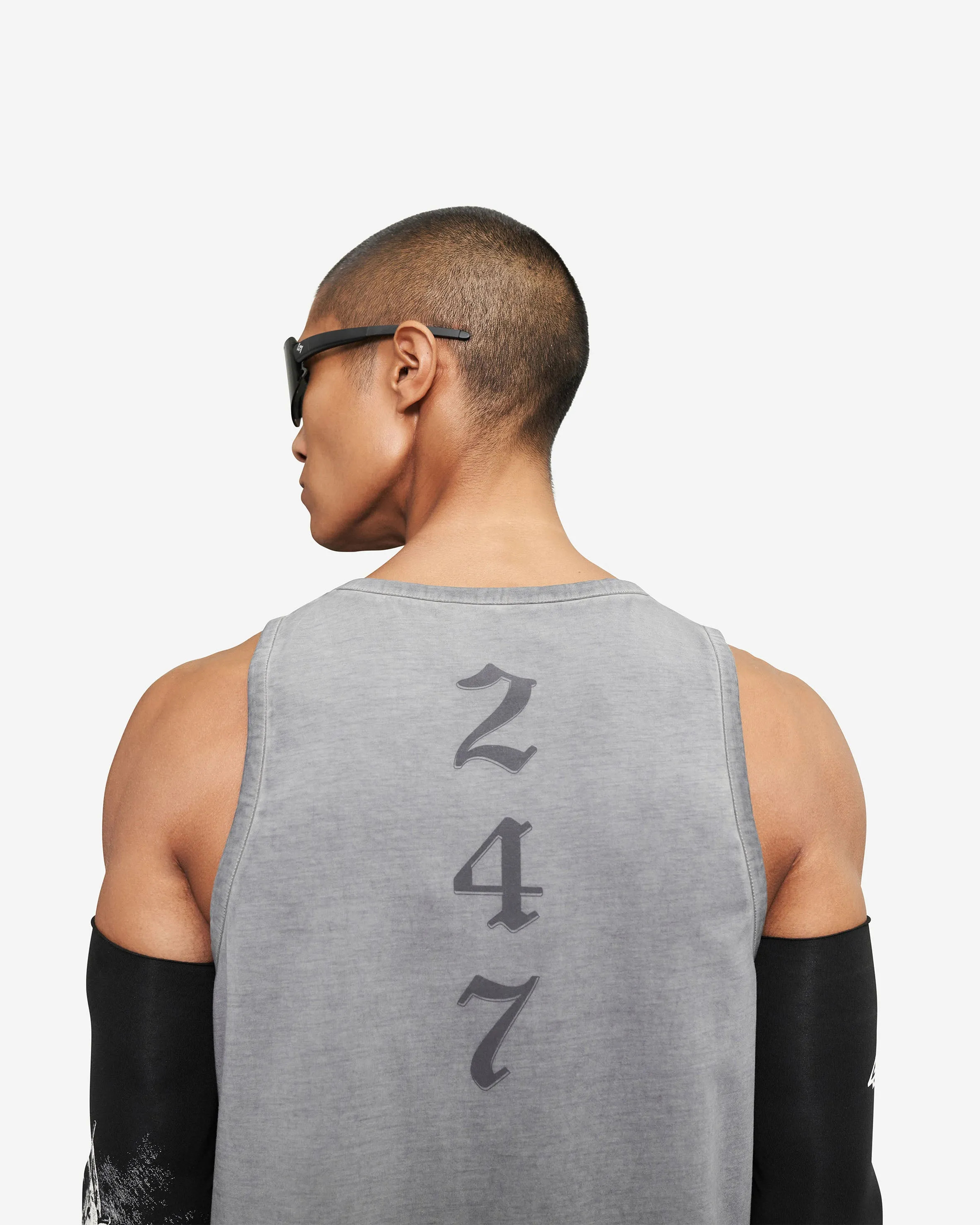 Vintage 247 Run Vest - Smoke