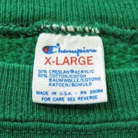 Vintage 80s Boston Celtics Champion Sweatshirt M NBA Basketball Green