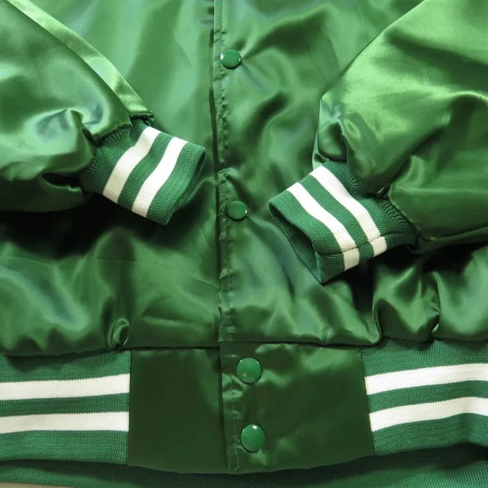 Vintage 80s Boston Celtics Jacket XL Deadstock Chalk Line NBA Basketball