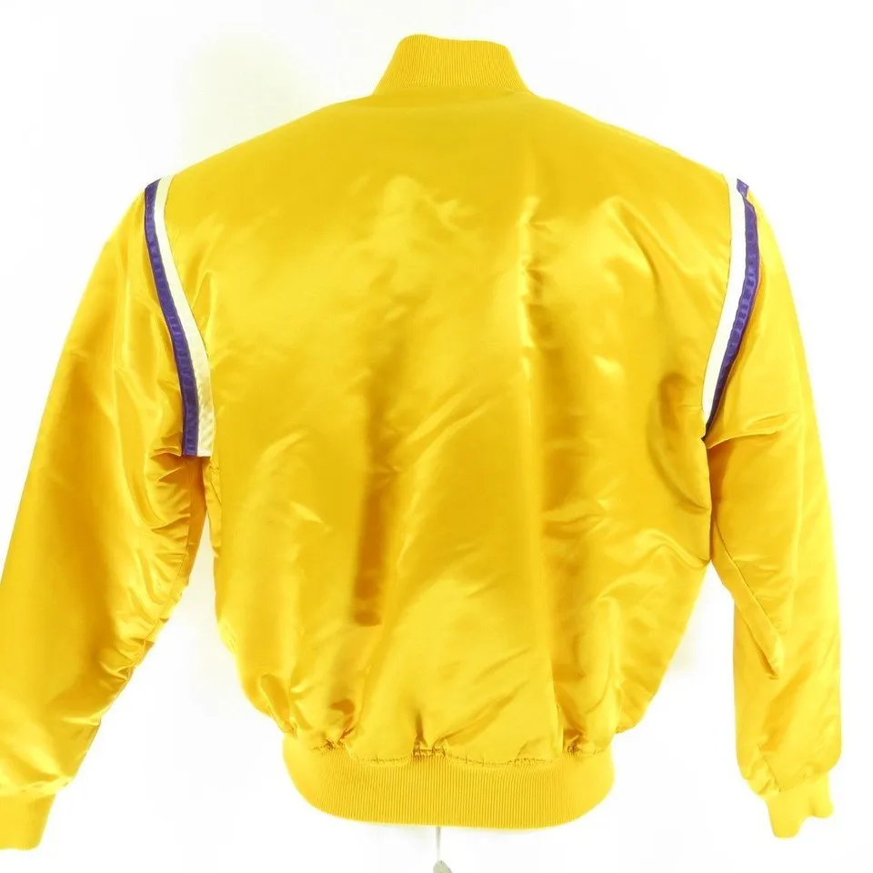 Vintage 80s Los Angeles Lakers Starter Jacket Mens XL NBA Basketball Satin
