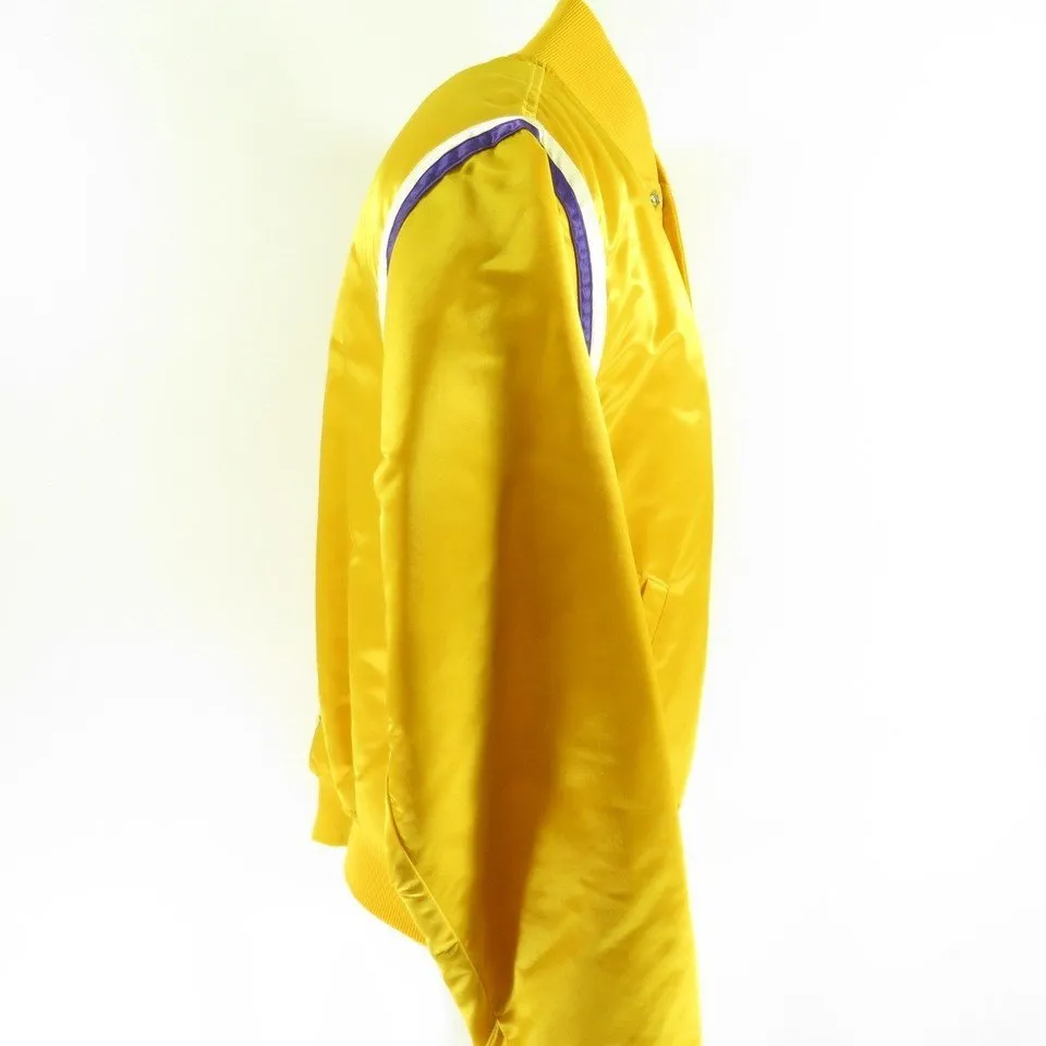 Vintage 80s Los Angeles Lakers Starter Jacket Mens XL NBA Basketball Satin
