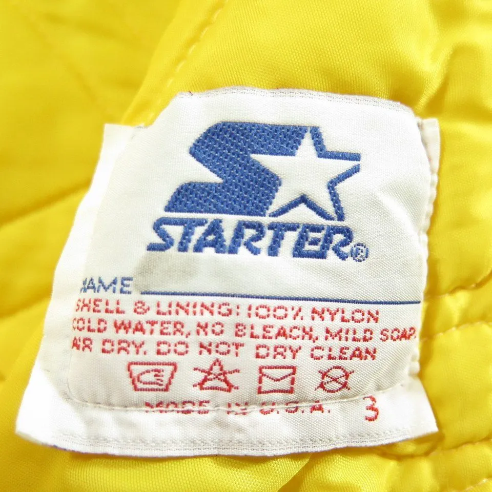 Vintage 80s Los Angeles Lakers Starter Jacket Mens XL NBA Basketball Satin