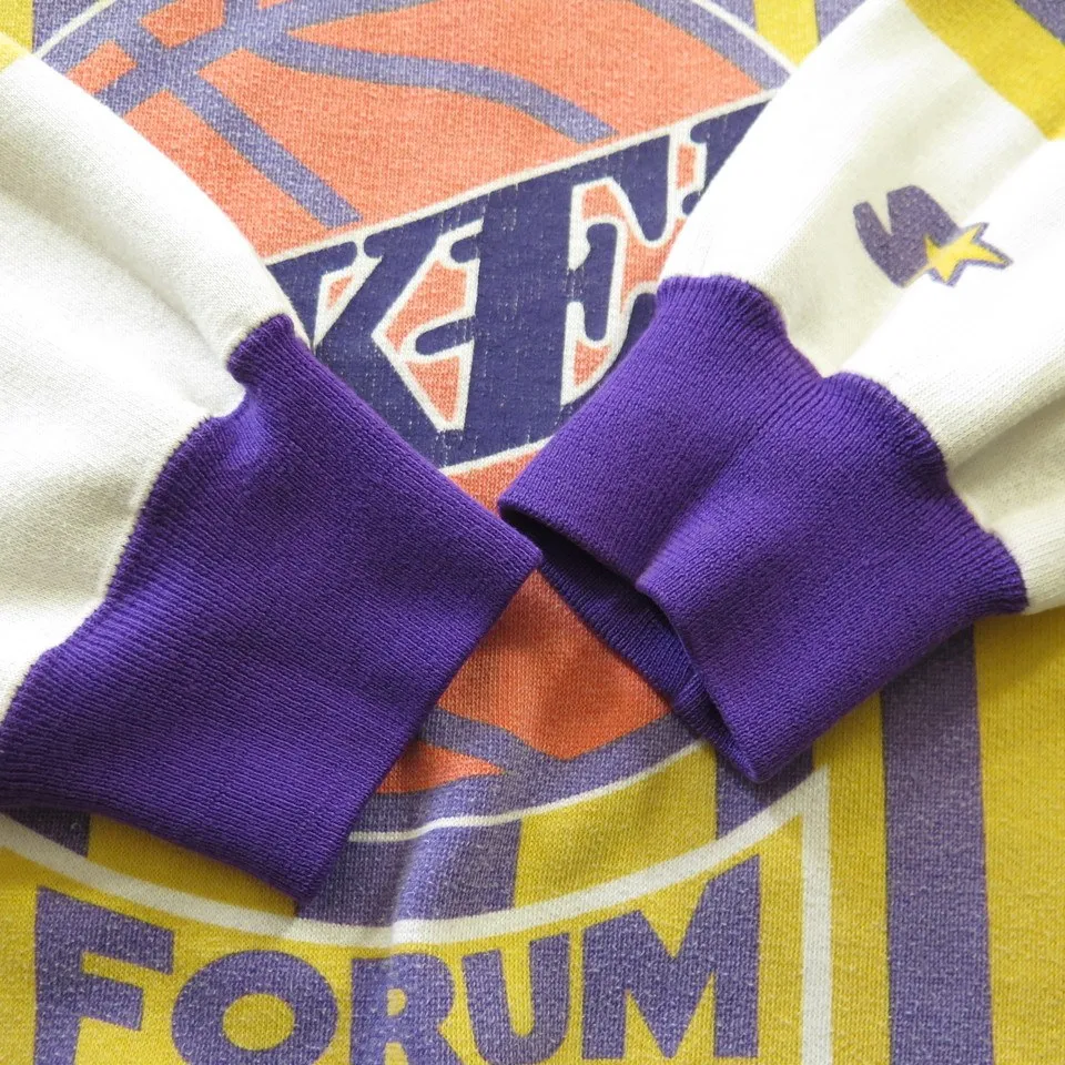Vintage 80s Los Angeles Lakers Starter Sweatshirt L USA Made NBA Basketball