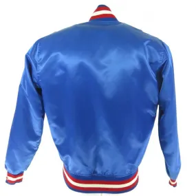Vintage 80s Starter NBA Basketball Jacket Medium NCAA Satin USA made Old Logo