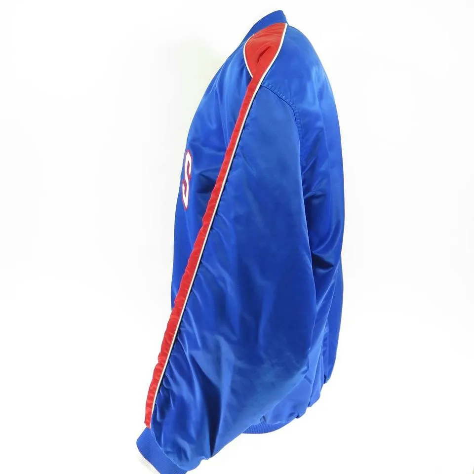 Vintage 90s Philadelphia 76ers Jacket Mens XL NBA Basketball Satin Hardwood