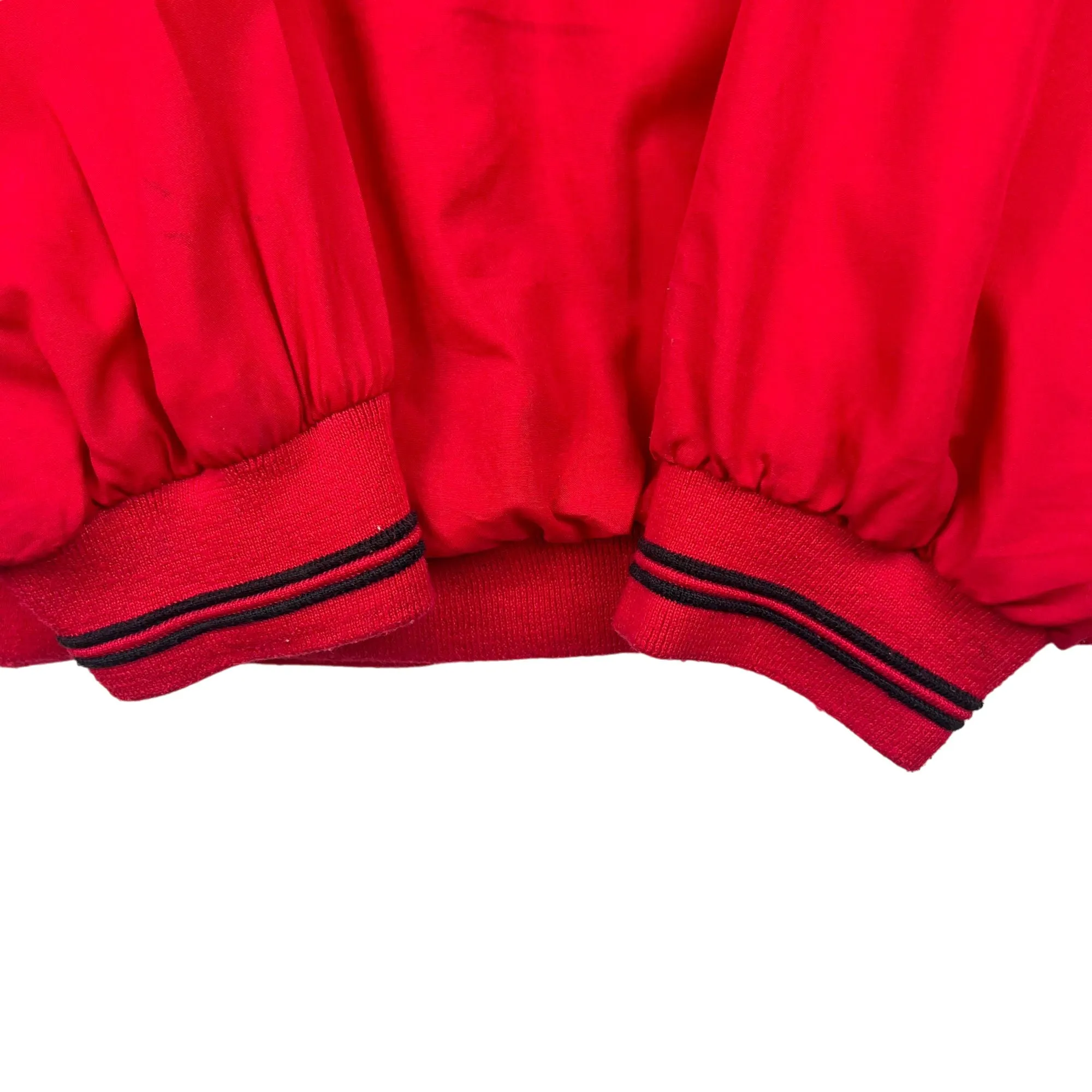 Vintage Reebok Wisconsin Badgers Pullover Jacket Red