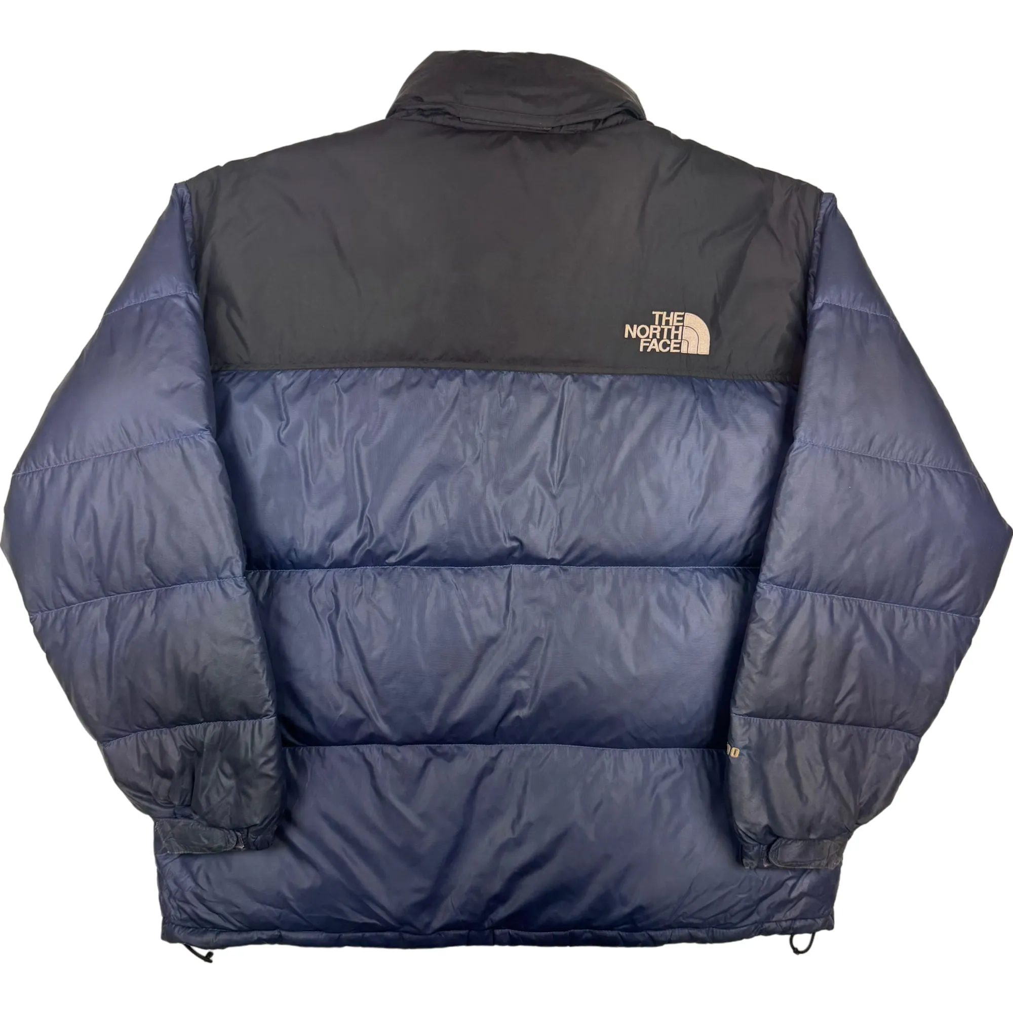 Vintage The North Face Nupste 700 Fill Puffer Jacket Navy Black