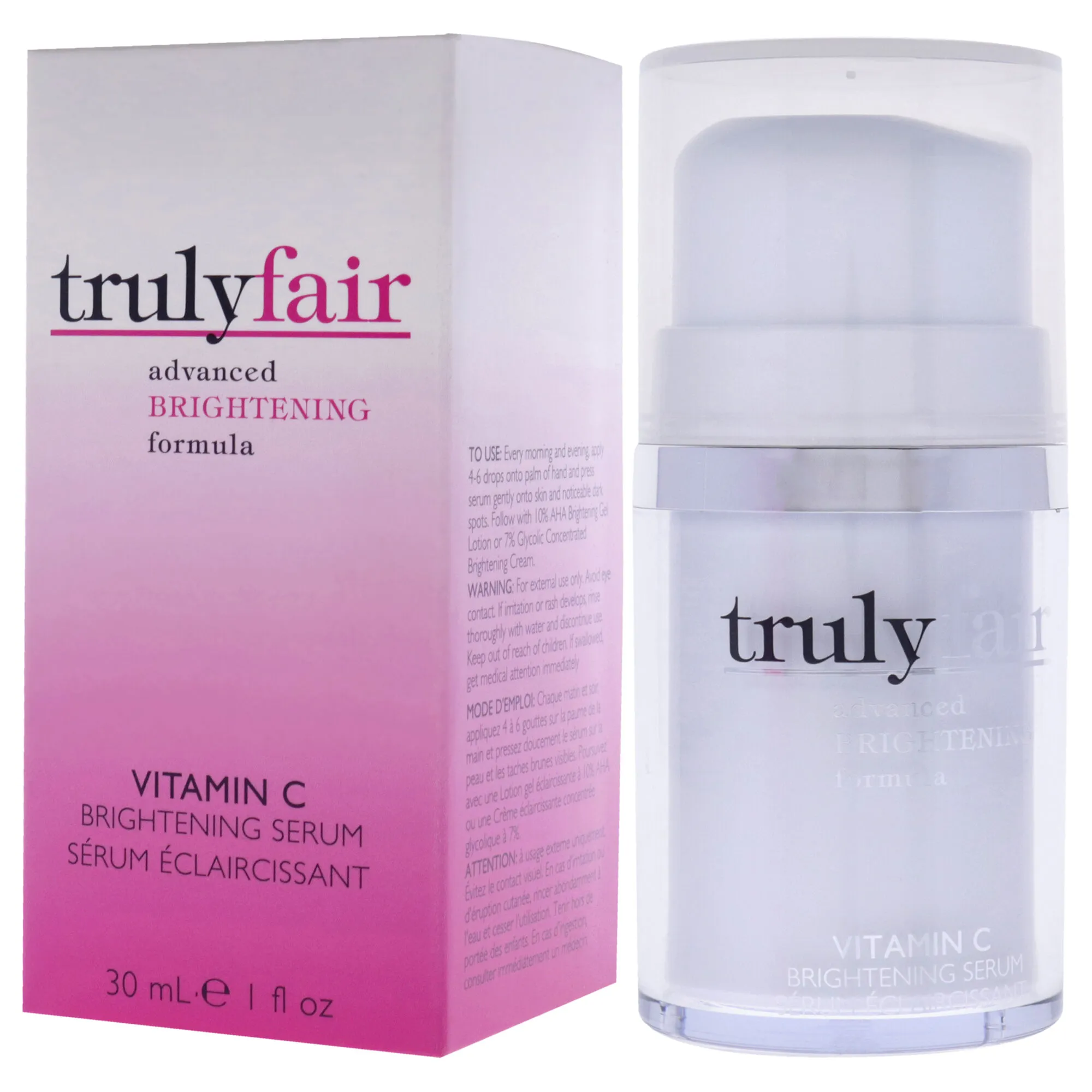 Vitamin C Brightening Serum by Truly Fair for Unisex - 1 oz Serum