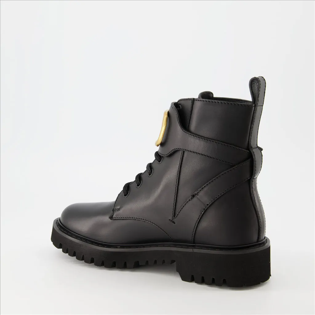 VLogo Ankle Boots