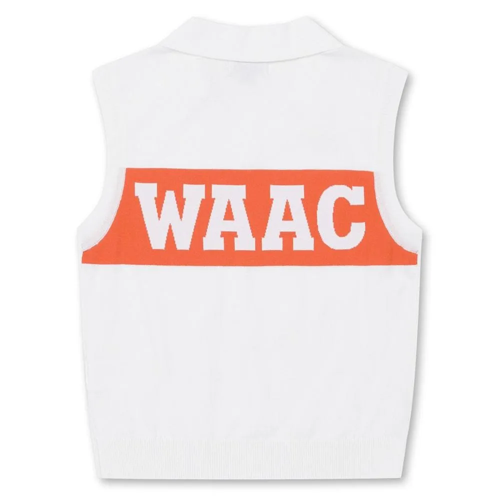 WAAC Athletic Deep V-Neck Knit Golf Vest 2024 Women
