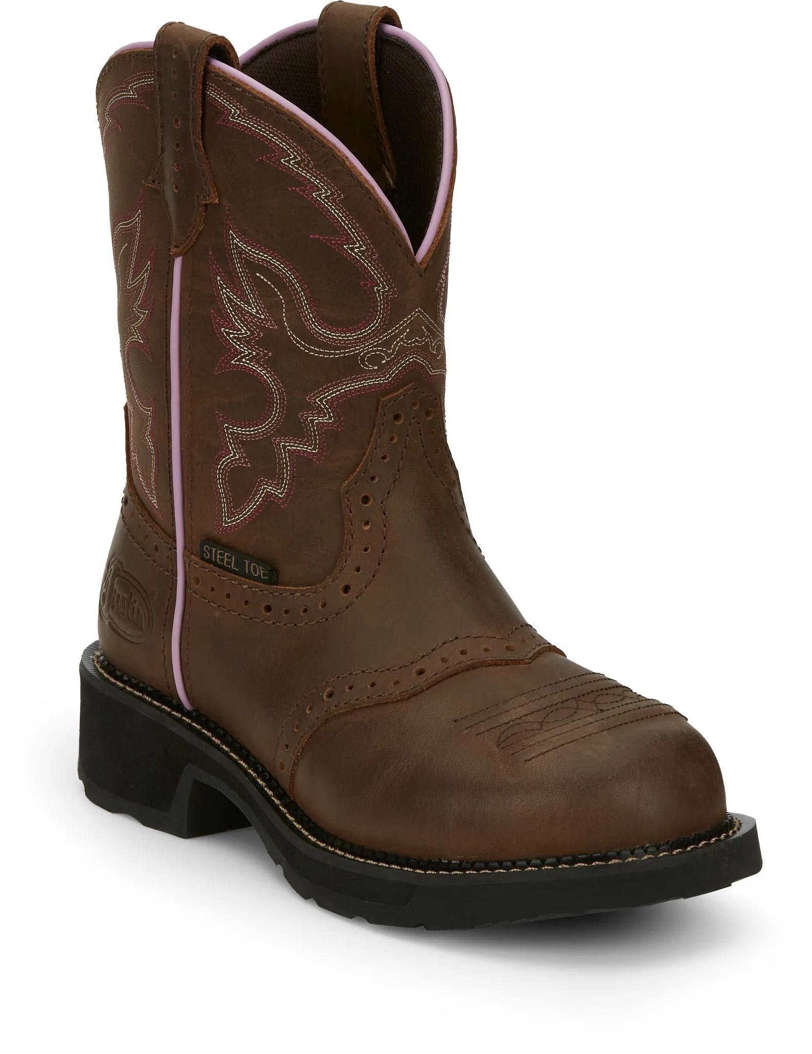 Wanette 8" Steel Toe Waterproof Work Boot