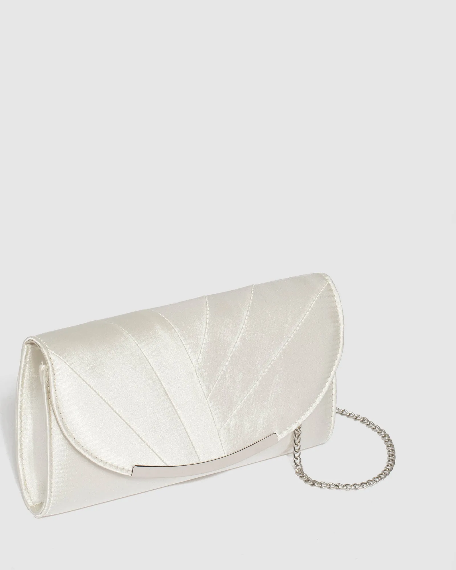 Wendy Ivory Clutch Bag