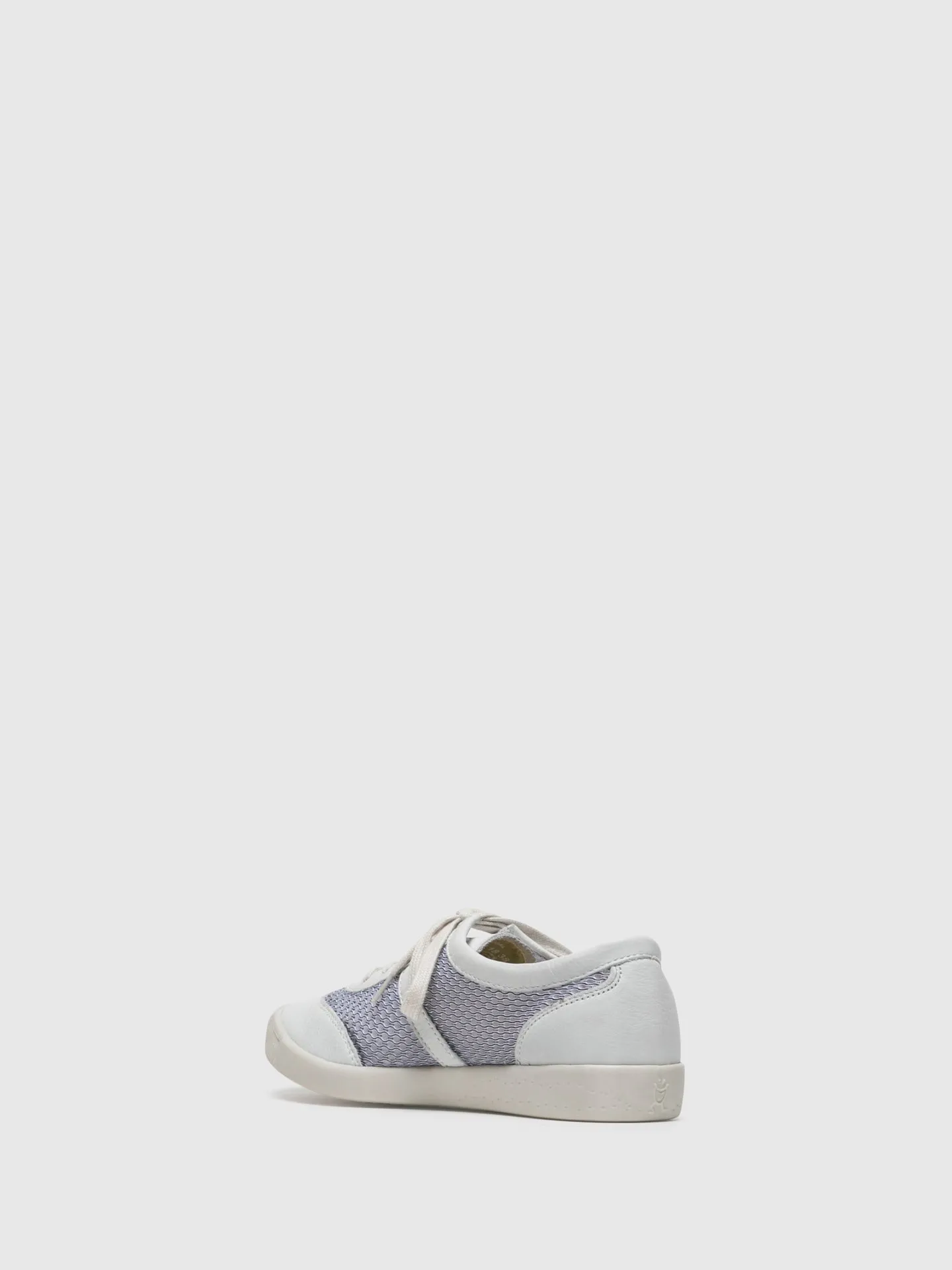 White Lace-up Trainers