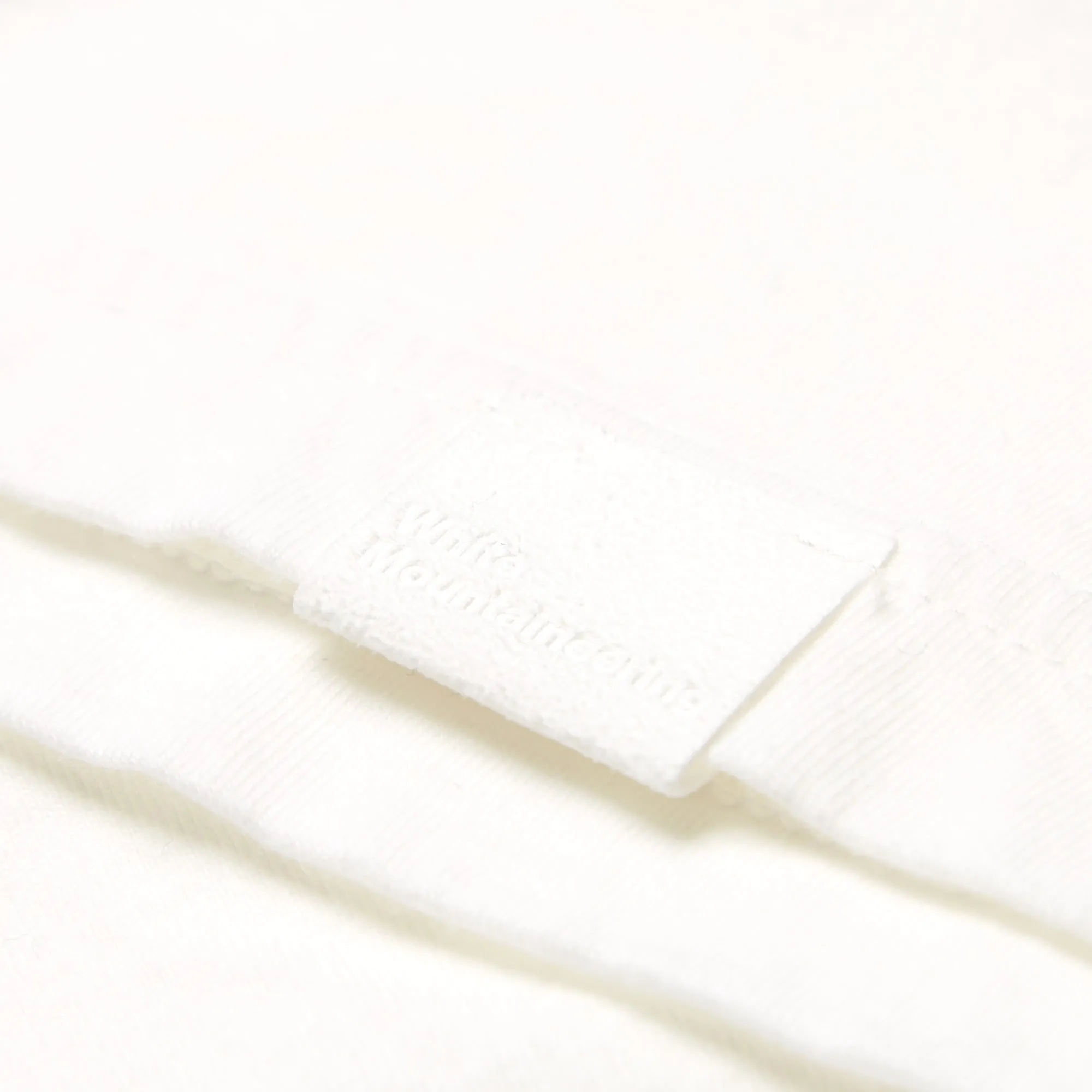 White Mountaineering Baseball Logo TeeWhite