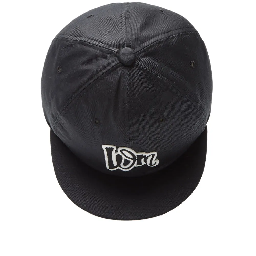 White Mountaineering Emblem Baseball CapBlack