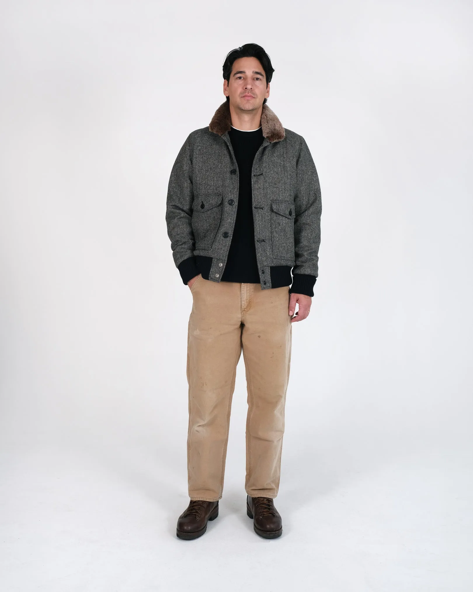 Winston Jacket - Black & Natural / Kodiak