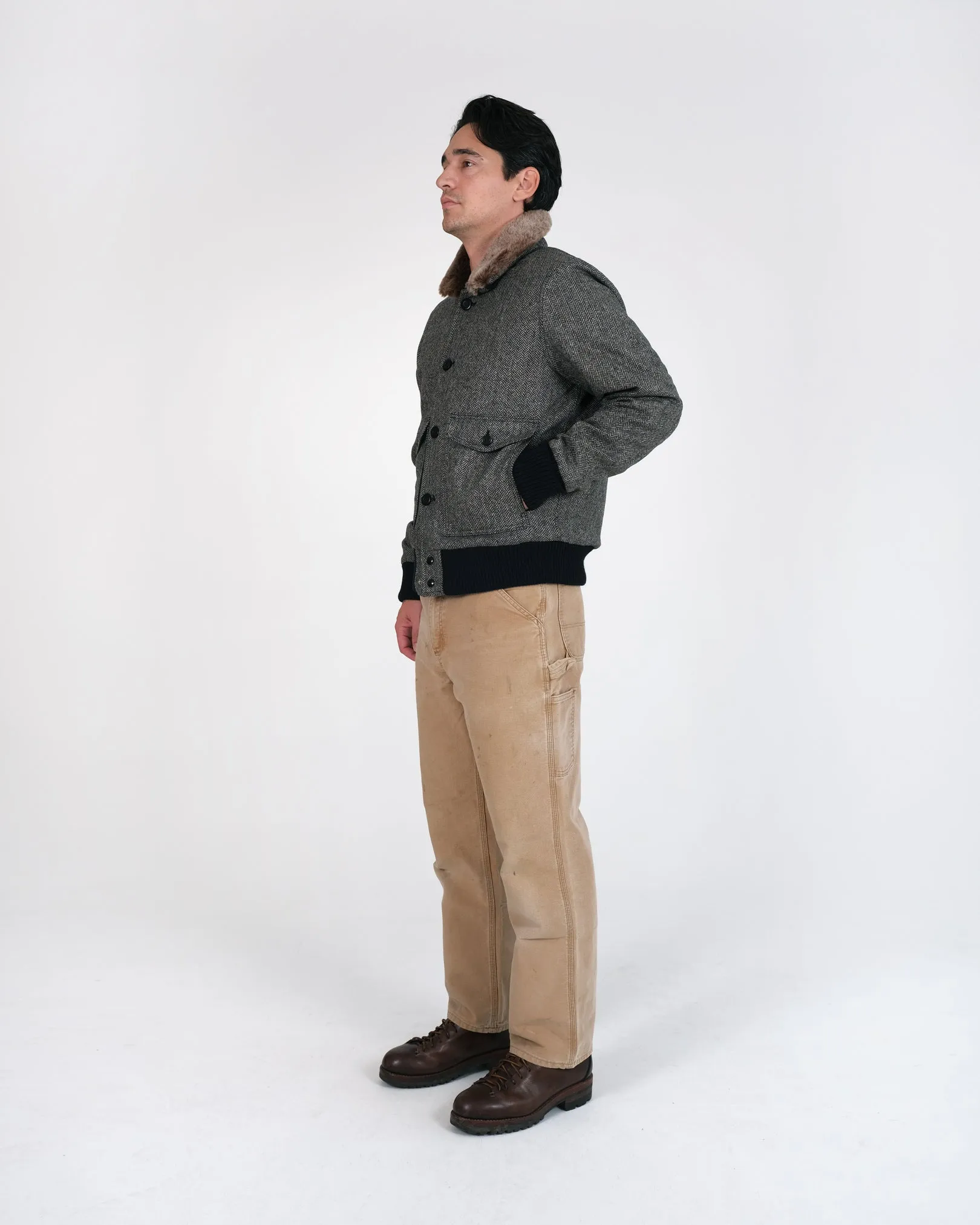 Winston Jacket - Black & Natural / Kodiak